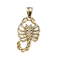 Gold Round Sand Dollar Pendant Necklace (Available in Yellow/Rose/White Gold)