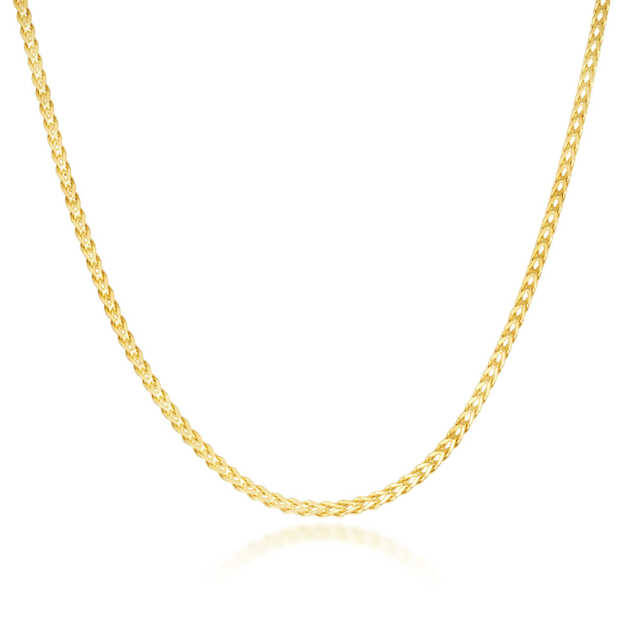 Yellow Gold Classic 2.25mm Franco Gold Chain