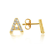 Yellow Gold Diamond Letter 