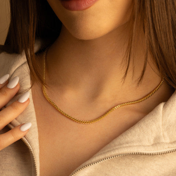 Yellow Gold Classic 2.5mm Franco Gold Chain