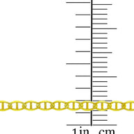2.63mm Gold Flat Mariner Link Chain Necklace