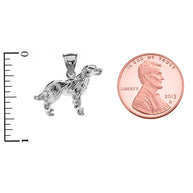 Sterling Silver Labrador Pendant Necklace