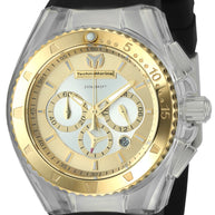 Technomarine Women's TM-116002 Cruise Quartz Chronograph Gold Dial Watch