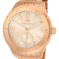 Technomarine Men's TM-117031 MoonSun Quartz Chronograph Rose Gold Dial Watch