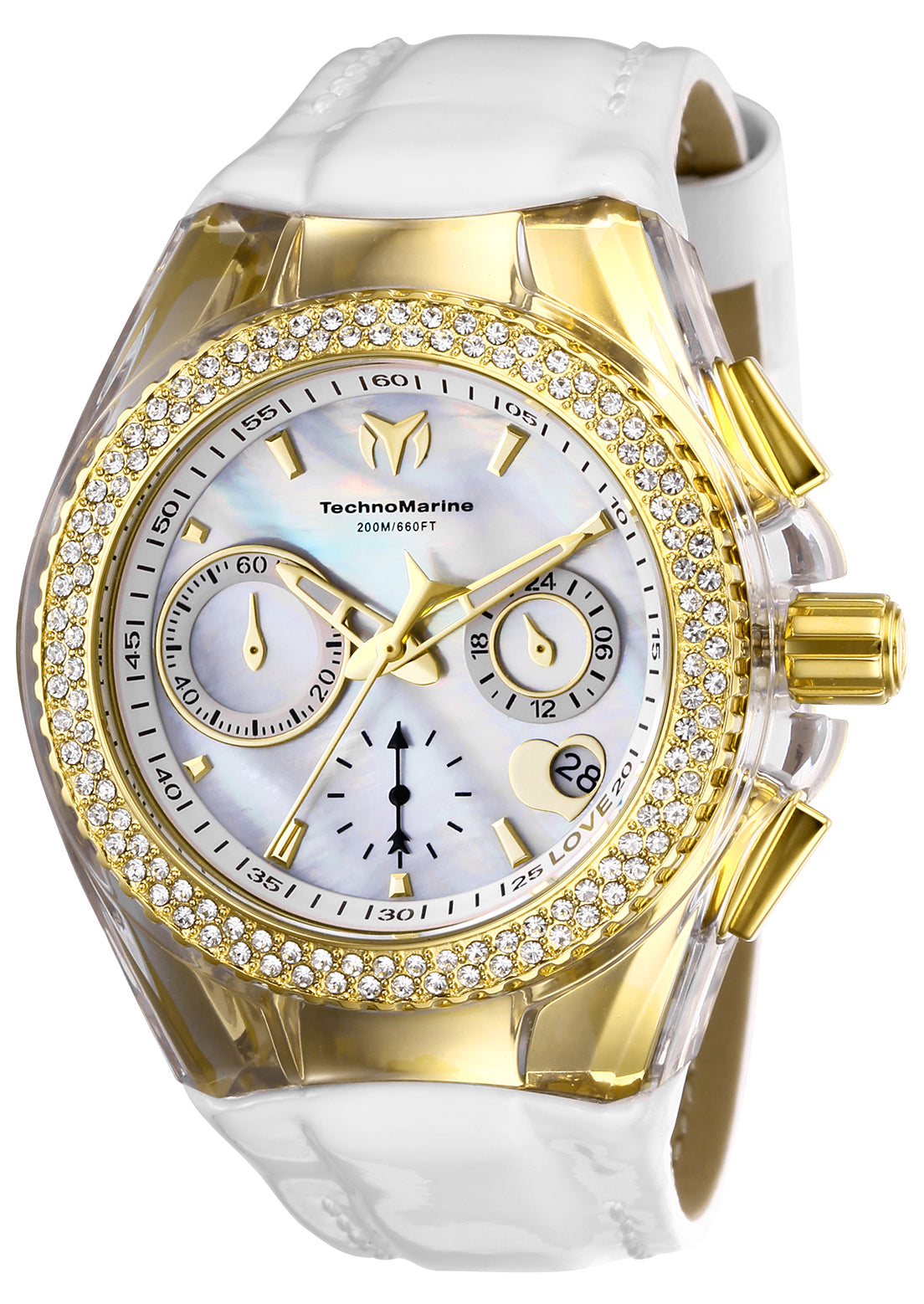 Technomarine Women's TM-117046 Cruise Valentine Quartz White Dial Watch