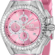 Techomarine Men's TM-121151 Cruise Original Quartz Chronograph Pink Dial Watch