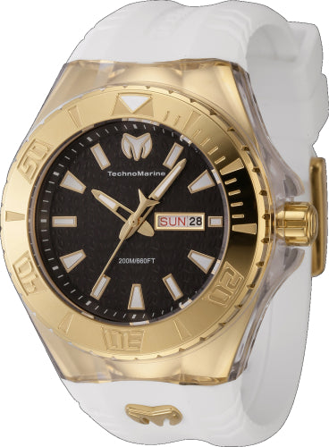 Technomarine Men's TM-122013 Cruise Quartz 3 Hand Black Dial Watch