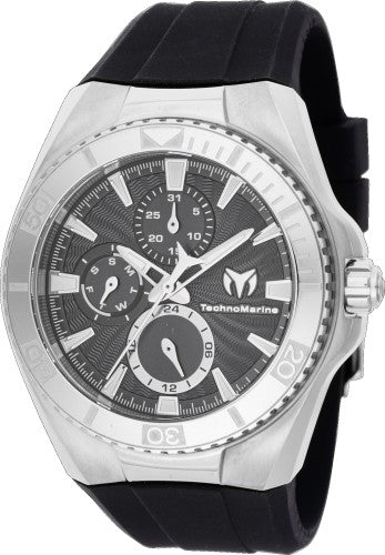 Technomarine Men's TM-124017 Cruise Quartz Chronograph Black Dial Watch