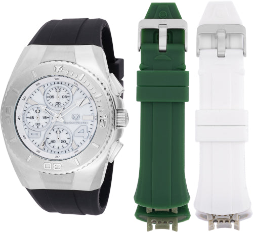 Technomarine Men's TM-124028 Cruise Quartz Chronograph White Dial Watch