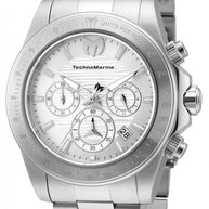 Technomarine Men's TM-219000 Manta Quartz Chronograph White Dial Watch