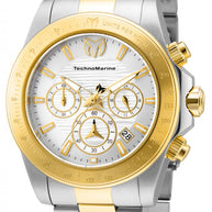 Technomarine Men's TM-219002 Manta Quartz Chronograph Silver Dial Watch