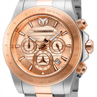 Technomarine Men's TM-219007 Manta Quartz Chronograph Rose Gold Dial Watch