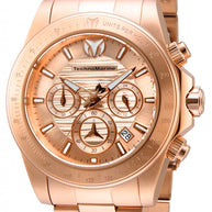 Technomarine Men's TM-219008 Manta Quartz Chronograph Rose Gold Dial Watch