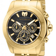 Technomarine Men's TM-219023 Manta Quartz Chronograph Black Dial Watch