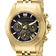 Technomarine Women's TM-219030 Manta Quartz Chronograph Black Dial Watch