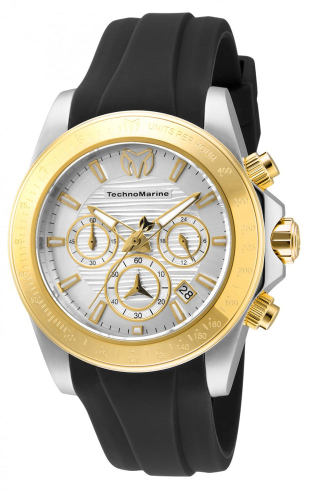 Technomarine Women's TM-219033 Manta Quartz Chronograph Silver Dial Watch