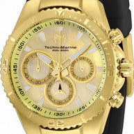 Technomarine Women's TM-220072 Manta Quartz Chronograph Gold Dial Watch