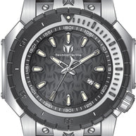 Technomarine Men's TM-224006 Manta Quartz 3 Hand Gunmetal Dial Watch