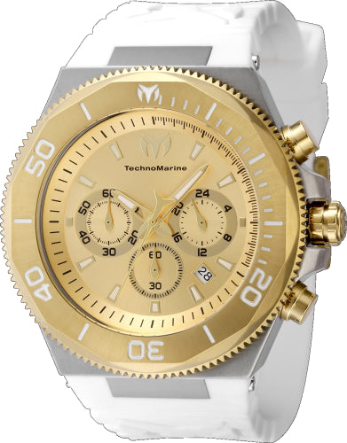 TechnoMarine Men's TM-224017 Manta Quartz Chronograph Black Dial Watch