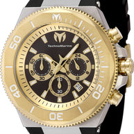 Technomarine Men's TM-224018 Manta Quartz Gold, Black Dial Watch