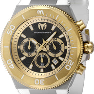 Technomarine Men's TM-224019 Manta Quartz Chronograph Gold, Black Dial Watch