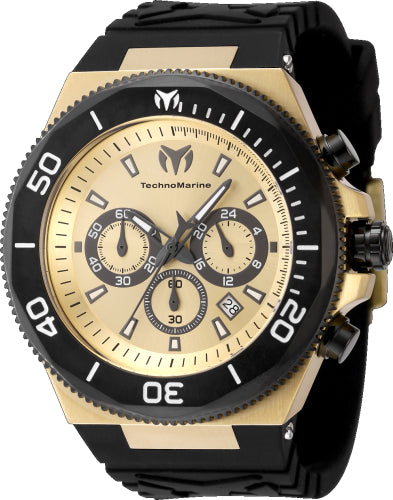 Technomarine Men's TM-224020 Manta Quartz Chronograph Gold, Gunmetal