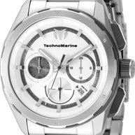 Technomarine Men's TM-318091 OCEAN Quartz Silver Dial Watch