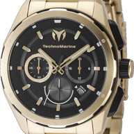 Technomarine Men's TM-318097 OCEAN Quartz Chronograph Black Dial Watch