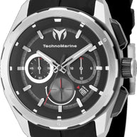 Technomarine Men's TM-318098 OCEAN Quartz Chronograph Black Dial Watch