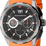 Technomarine Men's TM-318099 OCEAN Quartz Chronograph Black Dial Watch