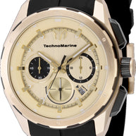 Technomarine Men's TM-318105 OCEAN Quartz Chronograph Gold Dial Watch