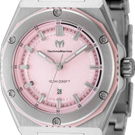 Technomarine Women's TM-416042 CORAL Quartz 3 Hand Pink Dial Watch