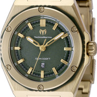Technomarine Women's TM-416044 CORAL Quartz 3 Hand Olive Green Dial Watch