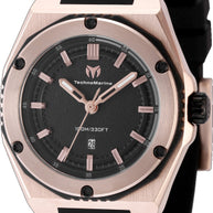 Technomarine Women's TM-416047 CORAL Quartz 3 Hand Black Dial Watch