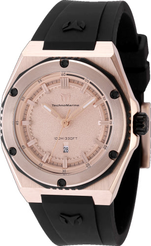 Technomarine Women's TM-416048 CORAL Quartz 3 Hand Rose Gold Dial Watch