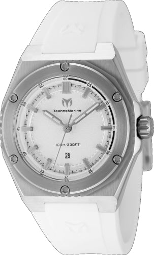 Technomarine Women's TM-416049 CORAL Quartz 3 Hand Silver Dial Watch