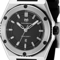 Technomarine Women's TM-416050 CORAL Quartz 3 Hand Black Dial Watch