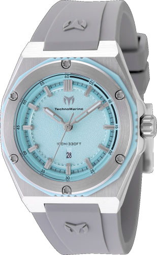 Technomarine Women's TM-416052 CORAL Quartz 3 Hand Green Dial Watch