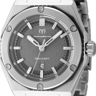 Technomarine Men's TM-416074 CORAL Quartz 3 Hand Grey Dial Watch