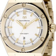 Technomarine Men's TM-416077 CORAL Quartz 3 Hand Silver Dial Watch