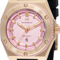 Technomarine Women's TM-416084 CORAL Quartz 3 Hand Pink Dial Watch