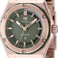 Technomarine Women's TM-416086 CORAL Quartz Olive Green Dial Watch