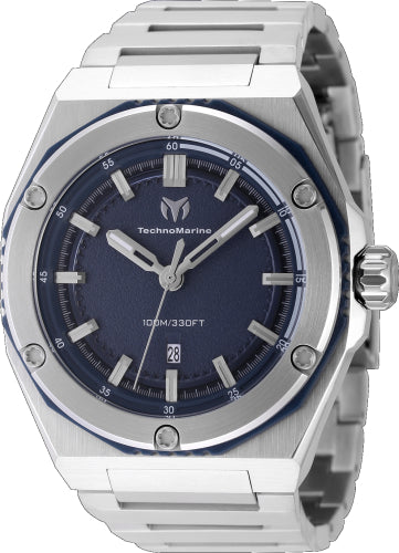 Technomarine Men's TM-416090 CORAL Quartz Blue Dial Watch