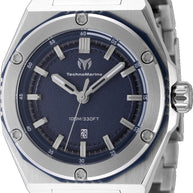 Technomarine Men's TM-416090 CORAL Quartz Blue Dial Watch