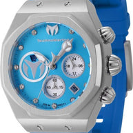 Technomarine Women's TM-523006 Reef Quartz Chronograph Sky Blue, Silver Dial Watch