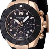 Technomarine Men's TM-523011 Reef Quartz Chronograph Black Dial Watch
