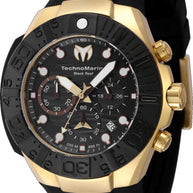 Technomarine Men's TM-523012 Reef Quartz Chronograph Black Dial Watch