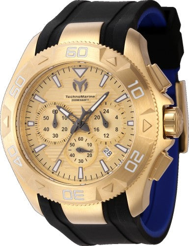 Technomarine Men's TM-622003 UF6 Quartz Chronograph Gold Dial Watch
