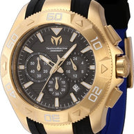 Technomarine Men's TM-622004 UF6 Quartz Chronograph Black Dial Watch