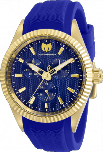 Technomarine Men's TM-719025 Sea Quartz 3 Hand Blue Dial Watch